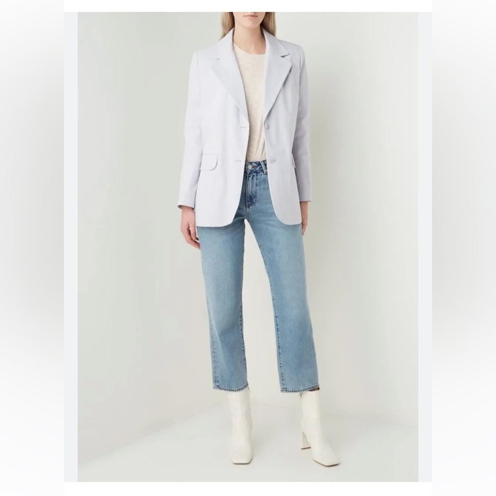 NWT $395 BA&SH Bashveste Alea Cotton Blazer in Lilac Size 1 or 4